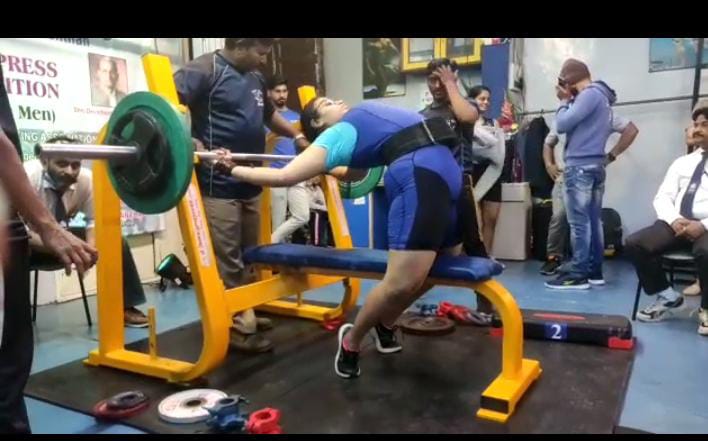 Anushka Sarde Gold State power lifting Competitions